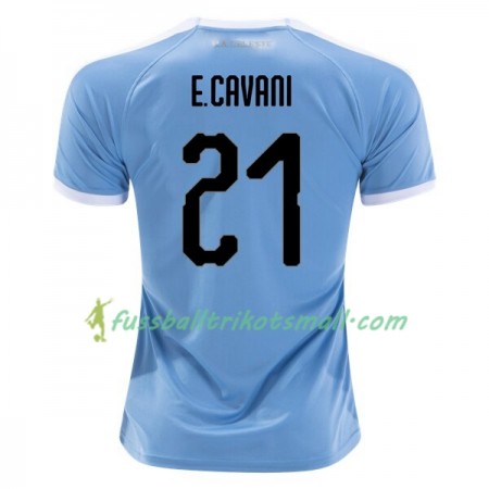 Fußballtrikots Uruguay Edinson Cavani 21 Copa América 2019 Kurzarm Heimtrikotsatz kaufen